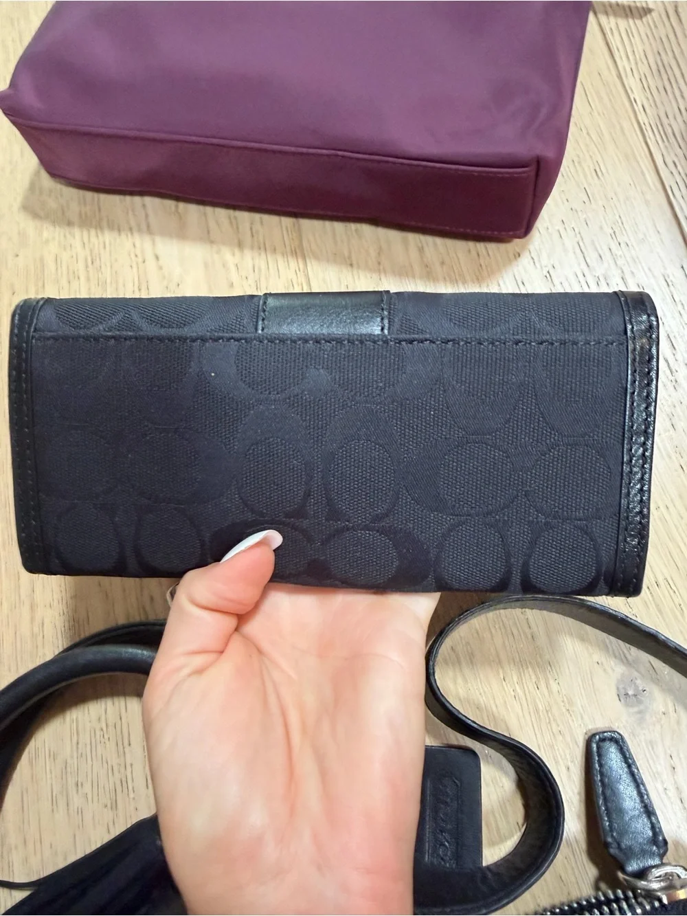 Classic Black Women's Wallet Clutch